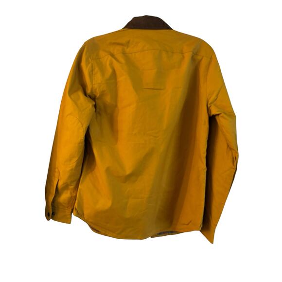 Men's Yellow Jacket with Brown Accents - Picture 5 of 5
